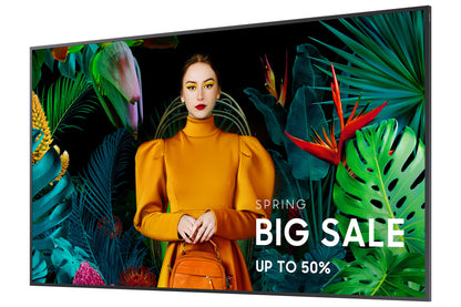 Samsung QH65C Digital signage flat panel 165.1 cm (65") LCD Wi-Fi 700 cd/m² 4K Ultra HD Black Tizen 24/7