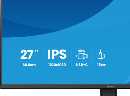 iiyama ProLite XB2797HSN-B1 computer monitor 68.6 cm (27") 1920 x 1080 pixels Full HD LCD Black