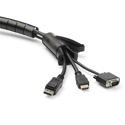 StarTech.com 1.5 m (4.9 ft.) Cable-Management Sleeve - Spiral - 25 mm (1 in.) Diameter
