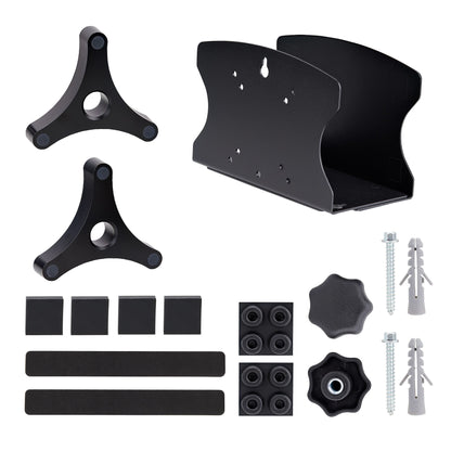 StarTech.com PC Wall Mount Bracket, Supports Desktop Computers Up To 40lb (18kg), Tool-Less Adjustments 1.9-7.8in (50-200mm), Heavy-Duty Wall Mount Shelf/Holder for PC Case/Tower - TAA