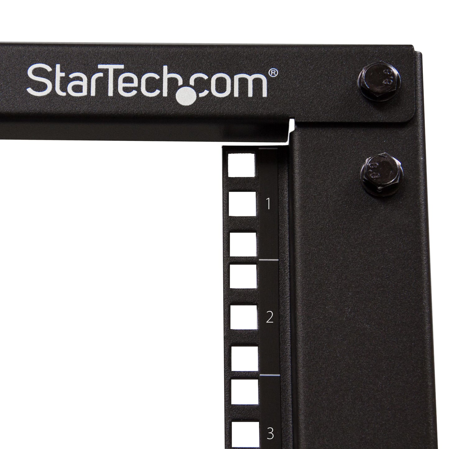 StarTech.com 8U 4-Post Server Rack, 19in Open Frame Rack with 40in (101cm) Mounting Depth and 1200lb (544kg) Weight Capacity, Mobile or Floor Mount IT Rack