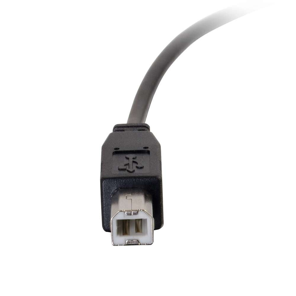 C2G 3ft (0.9m) USB 2.0 USB-C to USB-B Cable M/M - Black