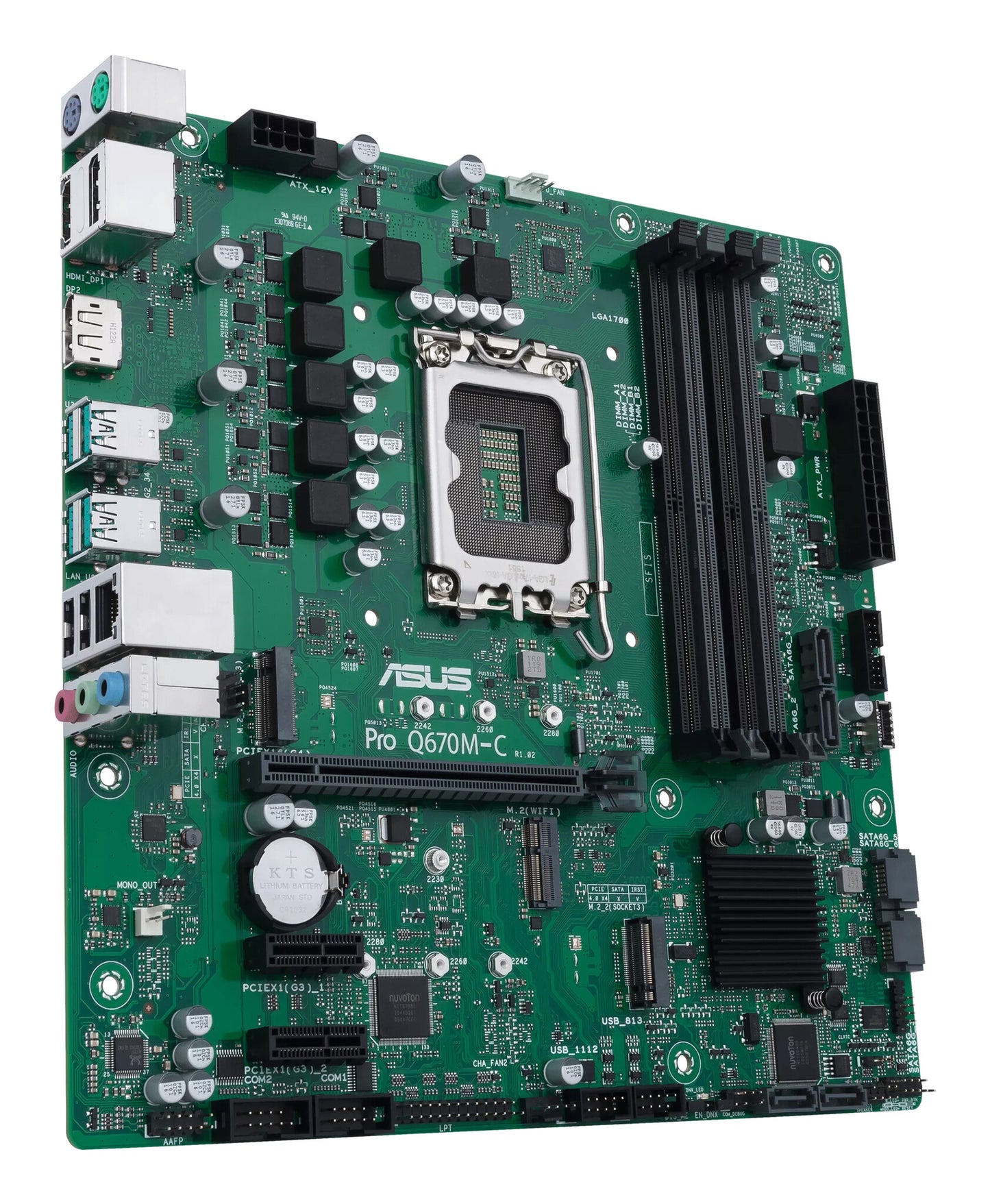 ASUS PRO Q670M-C-CSM Intel Q670 LGA 1700 micro ATX