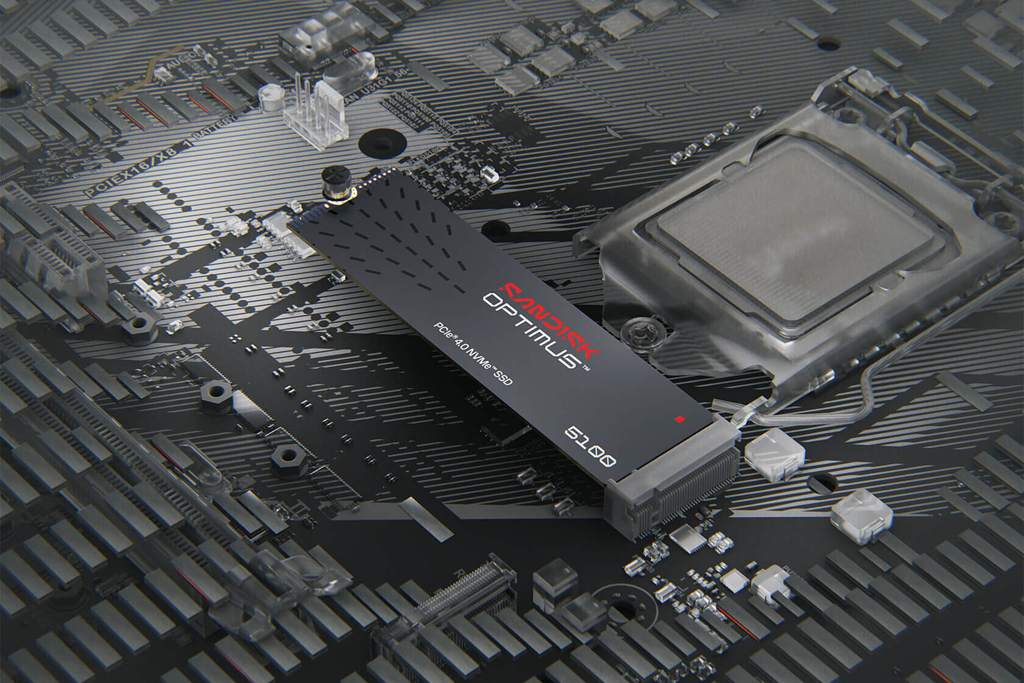 SanDisk Optimus 5100 1 TB M.2 PCI Express 4.0 NVMe QLC 3D NAND