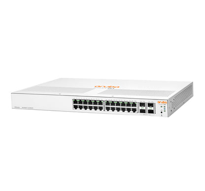 Aruba Instant On 1930 24G Class4 PoE 4SFP/SFP+ 195W Managed L2+ Gigabit Ethernet (10/100/1000) Power over Ethernet (PoE) 1U White