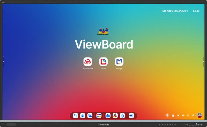Viewsonic IFP6551-3C interactive whiteboard 165.1 cm (65") 3840 x 2160 pixels Touchscreen Black