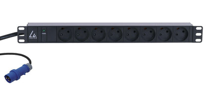 Lanview LVR261871D power distribution unit (PDU) 8 AC outlet(s) 1U Black