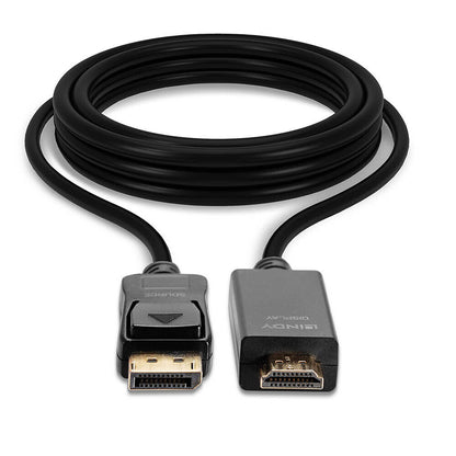 Lindy 2m DisplayPort to HDMI 10.2G Cable