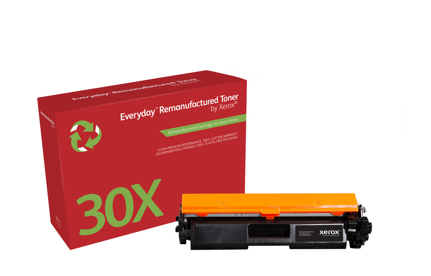 Everyday ™ Mono Remanufactured Toner by Xerox compatible with HP 30X (CF230X), High capacity