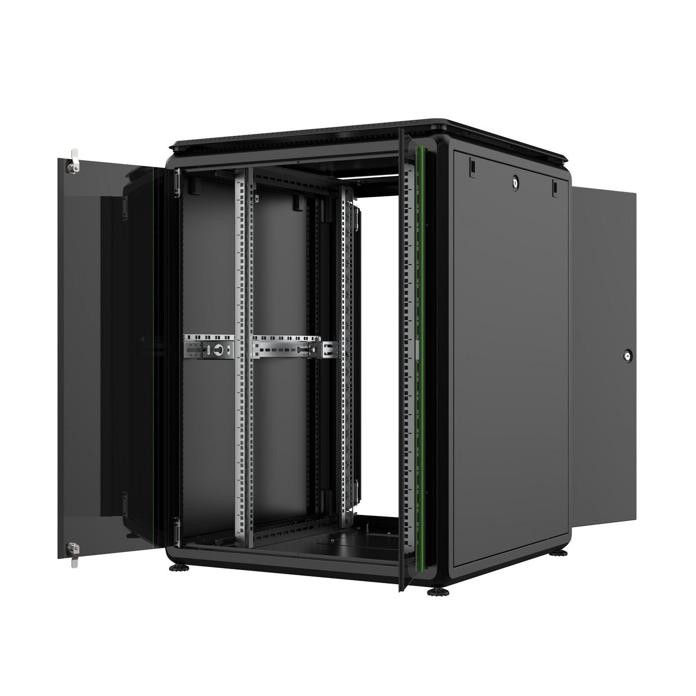 Lanview RDL20U88BL rack cabinet 20U Freestanding rack Black