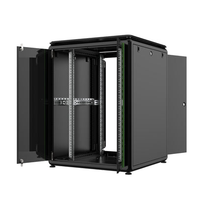 Lanview RDL20U88BL rack cabinet 20U Freestanding rack Black