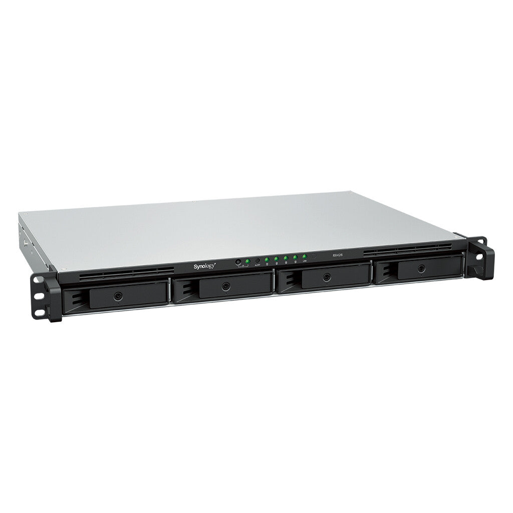 Synology RX426 disk array 0 TB Rack (1U) Black, Grey