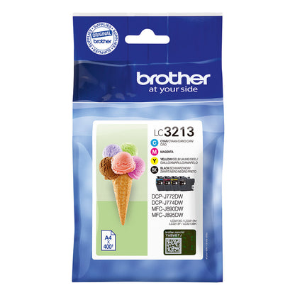 Brother LC3213VALDR ink cartridge 4 pc(s) Original High (XL) Yield Black, Cyan, Magenta, Yellow