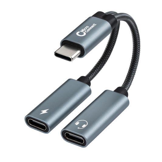 Microconnect MC-USBC-CFCF USB cable USB 2.0 0.13 m Silver