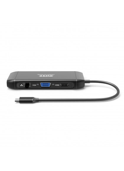 Port Designs 901913 interface hub USB 2.0 Type-C 5000 Mbit/s Black