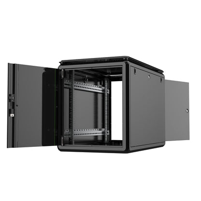Lanview RDL12U61BL rack cabinet 12U Freestanding rack Black