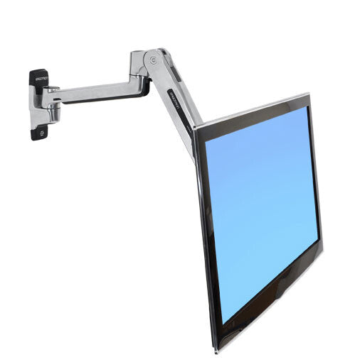 Ergotron LX Sit-Stand Wall Mount LCD Arm 106.7 cm (42") Stainless steel