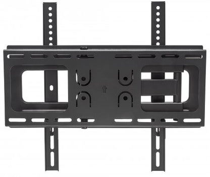 Manhattan Wall Mount for TV & Monitors (Full Motion), For screens 32" to 55", VESA compatibility: all between 200x200mm to 400x400mm - check the dimensions of the four mounting holes on back of screen to ensure it fits, Max 50kg, Black, Bracket, Lifetime