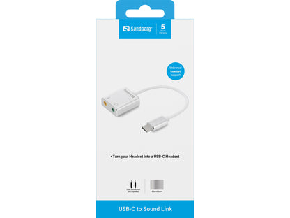 Sandberg USB-C to Sound Link