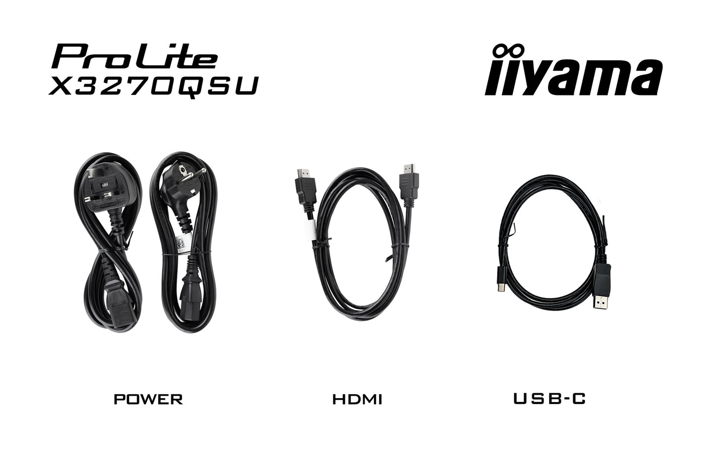 iiyama ProLite X3270QSU-B1 computer monitor 80 cm (31.5") 2560 x 1440 pixels Wide Quad HD LED Black