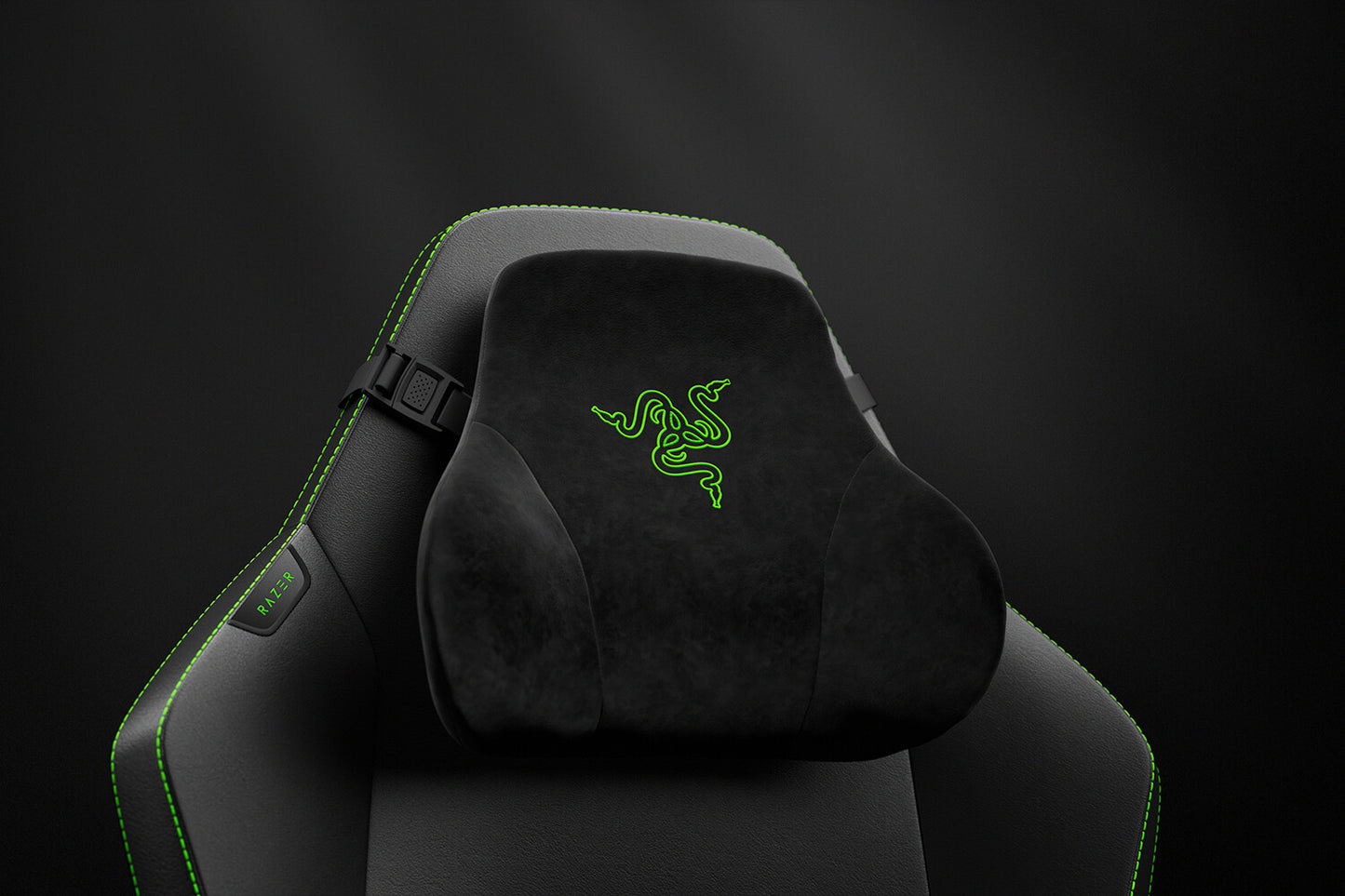 Razer Iskur V2 NewGen Gaming armchair Padded seat Black, Green