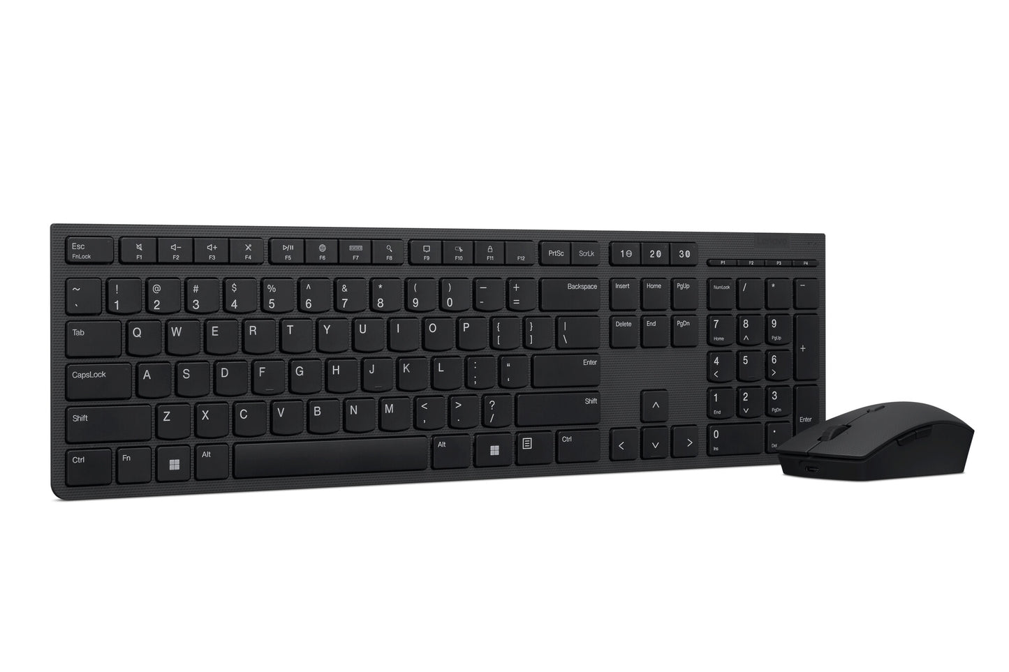 Lenovo 4X31K03931 keyboard Mouse included RF Wireless + Bluetooth US English Black