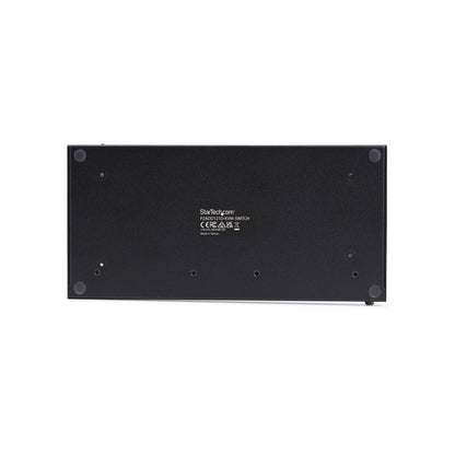 StarTech.com 2-Port Dual-Monitor DisplayPort KVM Switch with Dual View Video Matrix, 4K 60Hz, 4x USB Hub Ports, Hotkey Switching, DP 1.2 Matrix KVM, TAA Compliant