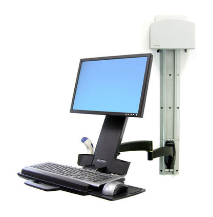 Ergotron 200 Series Combo Arm monitor mount / stand 61 cm (24") Wall Black