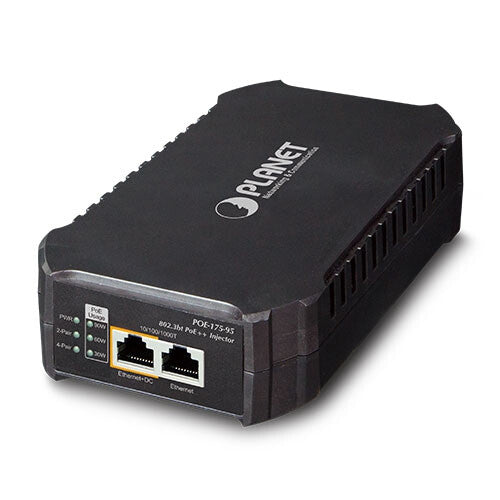 PLANET POE-175-95 network splitter Power over Ethernet (PoE) Black