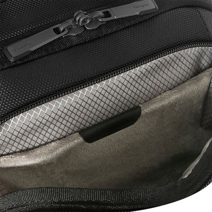 Targus HeritageLuxe backpack Travel backpack Black Polyester
