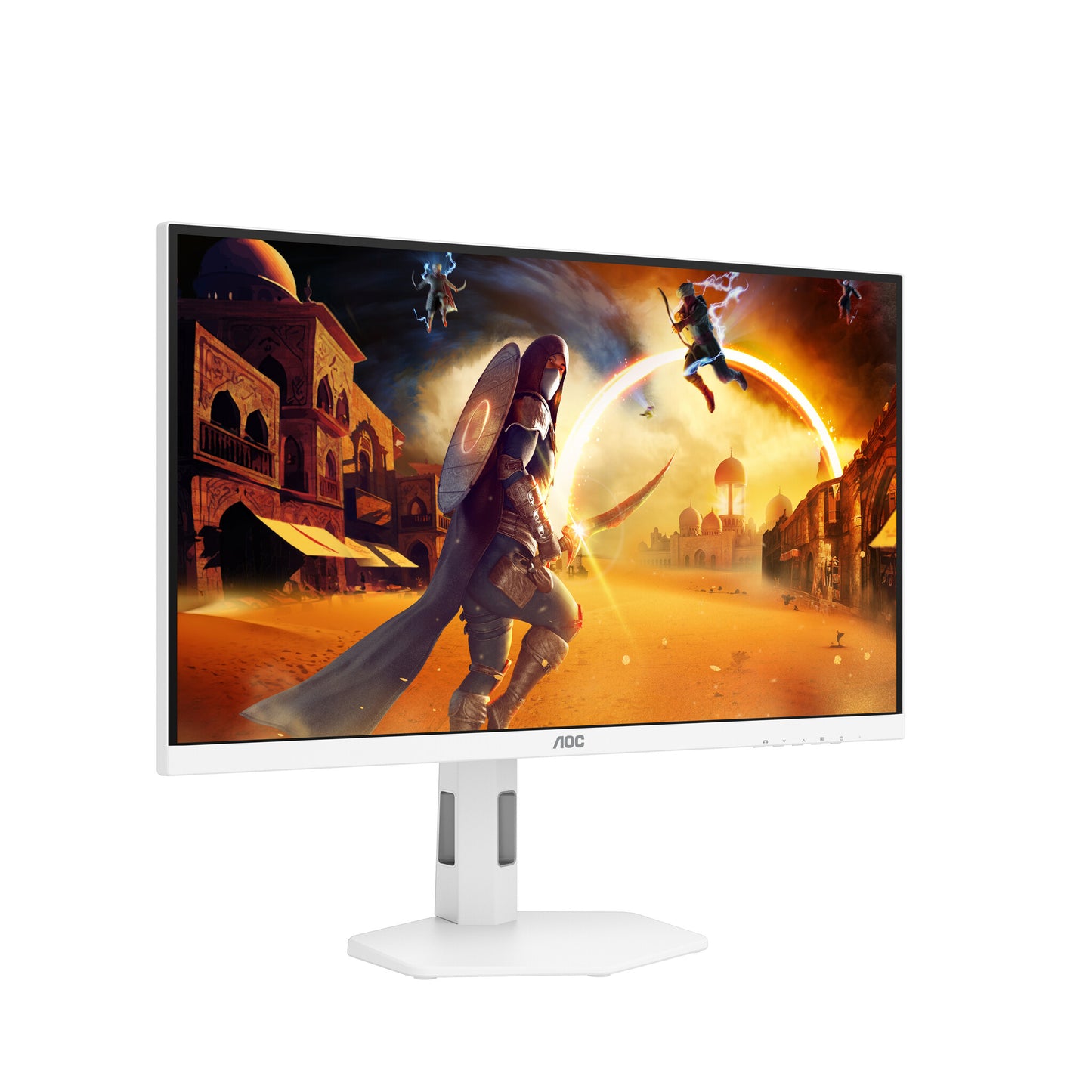 AOC G4 U27G4/WS computer monitor 68.6 cm (27") 3840 x 2160 pixels 4K Ultra HD Silver, White