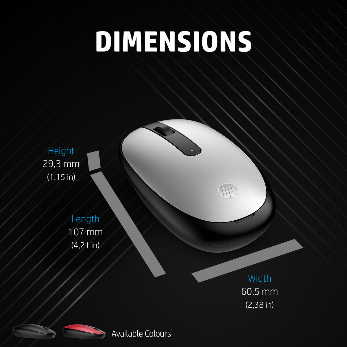 HP 240 Lunar White Bluetooth Mouse