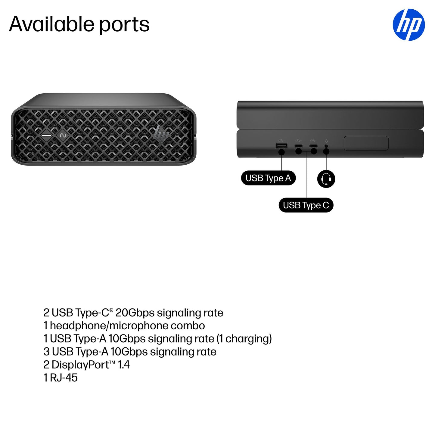HP Z2 Mini G1i Intel Core Ultra 9 285K 32 GB DDR5-SDRAM 1 TB SSD NVIDIA RTX 2000 Ada Windows 11 Pro Mini PC Workstation AI Workstation, AI PC Black