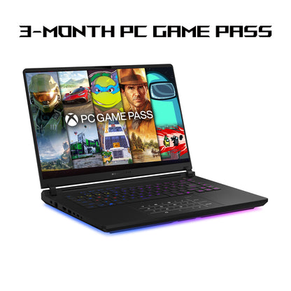 ASUS ROG Strix SCAR 16 G635LX-RW019W Intel Core Ultra 9 275HX Laptop 40.6 cm (16") WQXGA 64 GB DDR5-SDRAM 2 TB SSD NVIDIA GeForce RTX 5090 Wi-Fi 7 (802.11be) Windows 11 Home Black