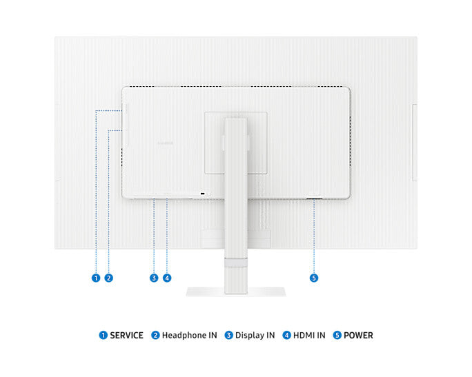 Samsung LS32D701EAU computer monitor 81.3 cm (32") 3840 x 2160 pixels 4K Ultra HD LED White