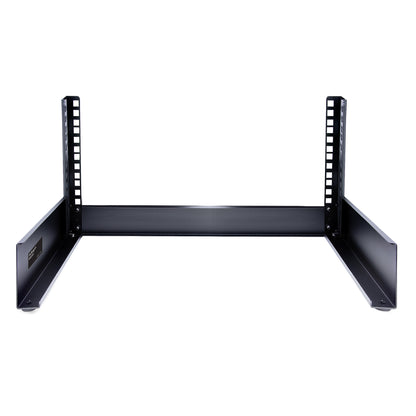 StarTech.com 2-Post 4U Desktop Server Rack, Small Open Frame 19in Computer Rack, Compact Network Rack for AV / Studio / Data / IT Equipment - Free Standing Two-Post Home/Office Rack