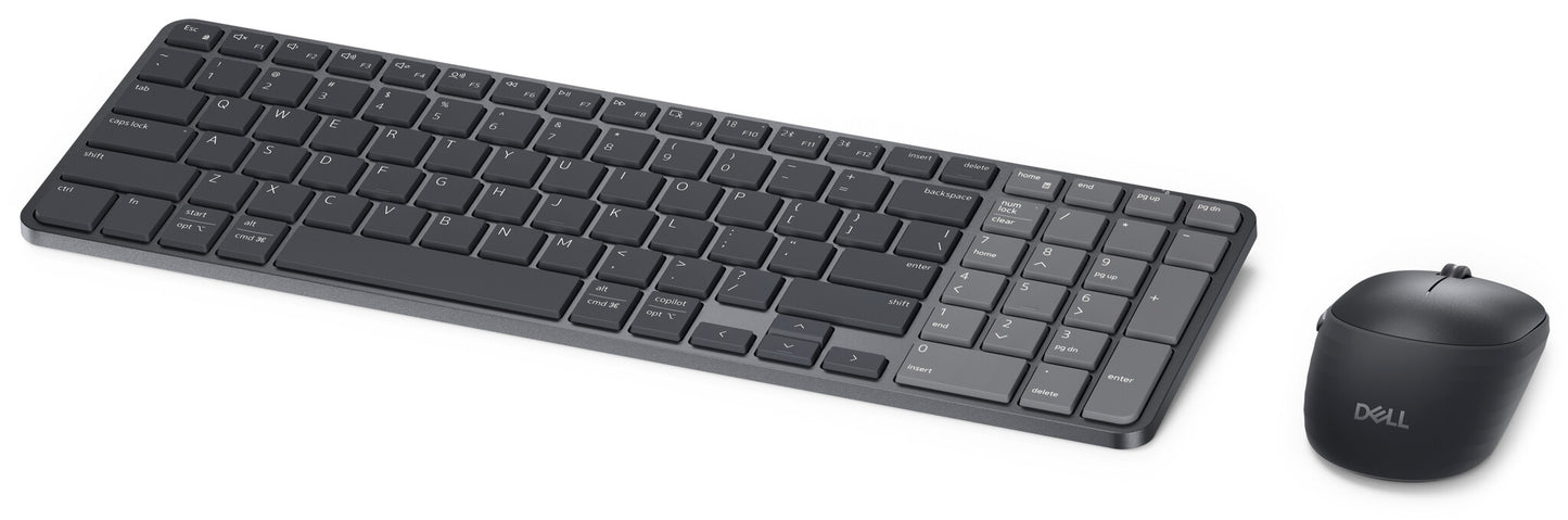DELL Pro 7 KM746 keyboard Mouse included Universal RF Wireless + Bluetooth QWERTY UK English Graphite