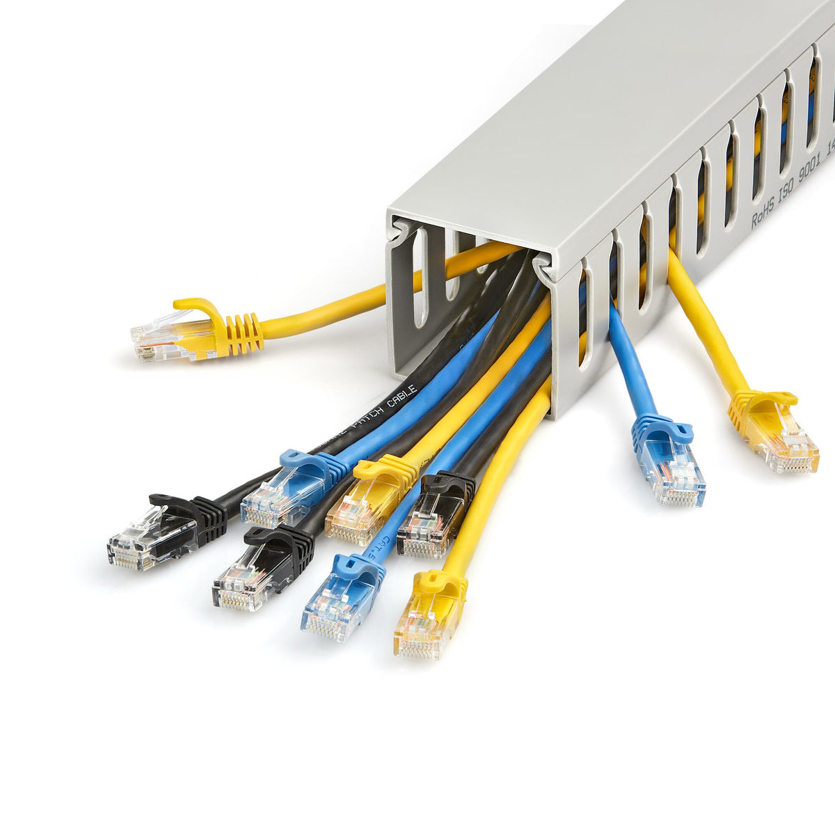 StarTech.com Open Slot Cable Management Raceway with Cover, 2