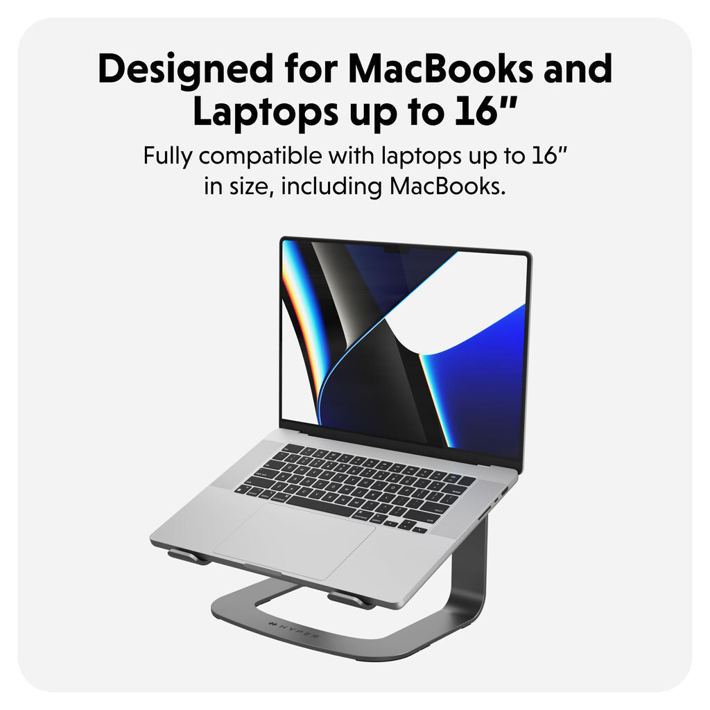 HYPER HS1110GYGL laptop stand Grey 40.6 cm (16")