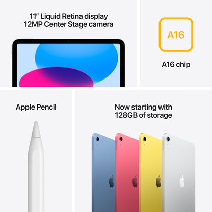 Apple iPad 11-inch Wi-Fi 128GB - Silver