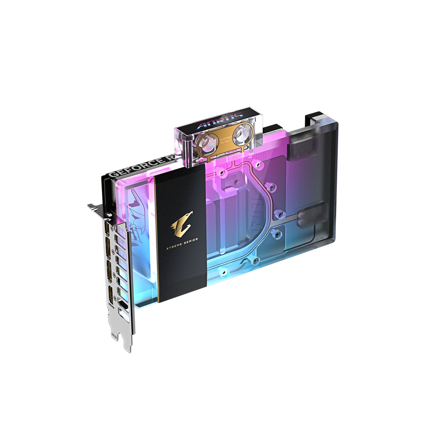 GIGABYTE AORUS GeForce RTX 5080 XTREME WATERFORCE WB 16G Graphics Card - 16GB GDDR7, 256bit, PCI-E 5.0, 2805MHz Core Clock, 3 x DP 2.1a, 1 x HDMI 2.1b, NVIDIA DLSS 4, GV-N5080AORUSX WB-16GD