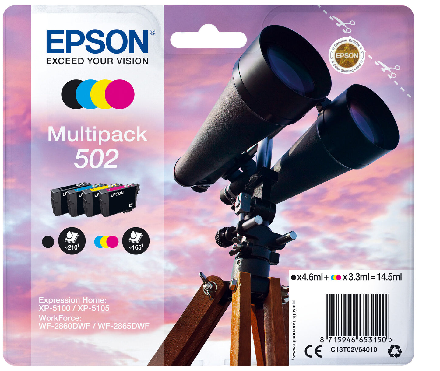 Epson Multipack 4-colours 502 Ink