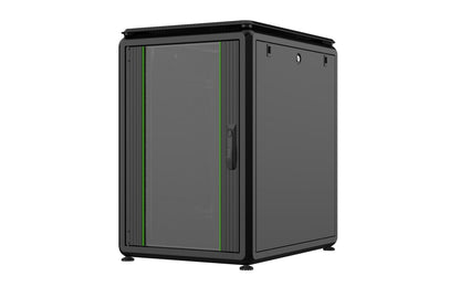 Lanview RDL16U68BL rack cabinet 16U Freestanding rack Black