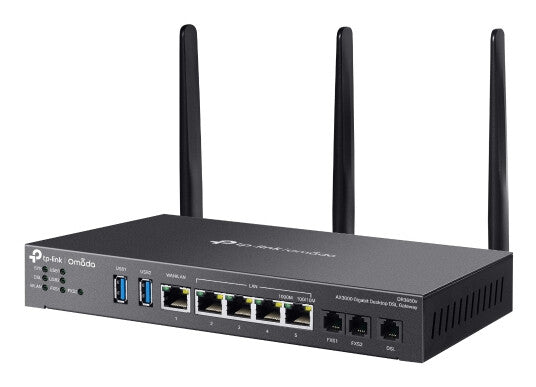 TP-Link Omada AX3000 wireless router Gigabit Ethernet Dual-band (2.4 GHz / 5 GHz) Black