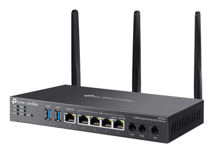 TP-Link Omada AX3000 wireless router Gigabit Ethernet Dual-band (2.4 GHz / 5 GHz) Black
