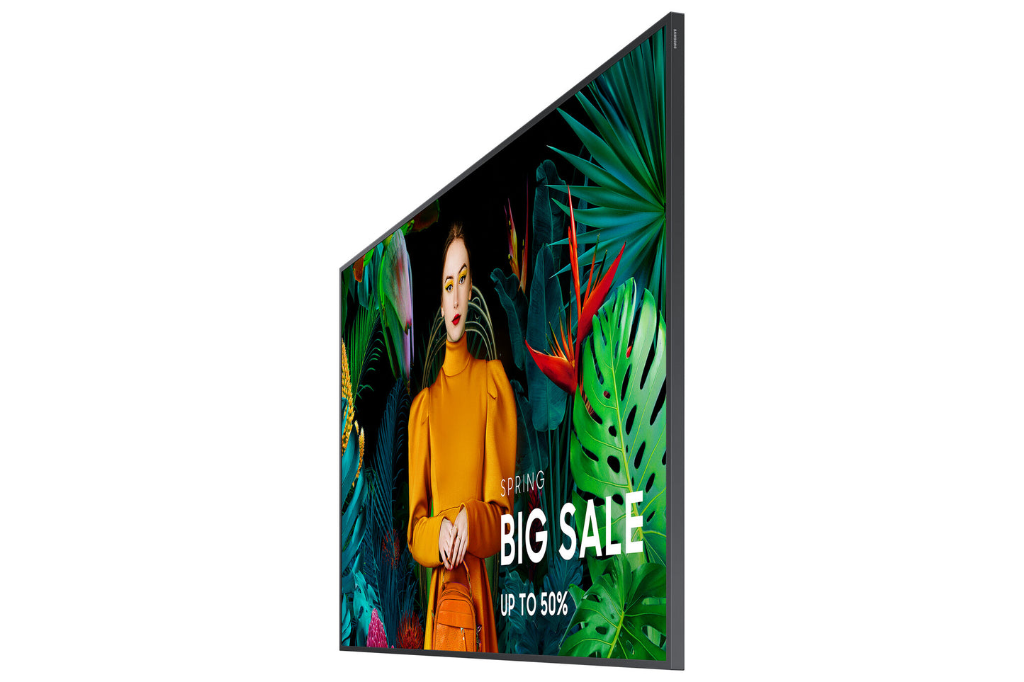 Samsung QH65C Digital signage flat panel 165.1 cm (65") LCD Wi-Fi 700 cd/m² 4K Ultra HD Black Tizen 24/7