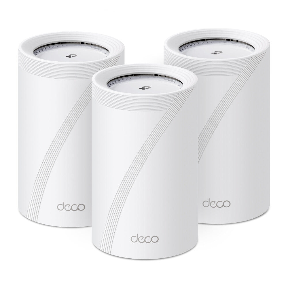 TP-Link Deco BE68 (3-pack) Tri-band (2.4 GHz / 5 GHz / 6 GHz) Wi-Fi 7 (802.11be) White Internal