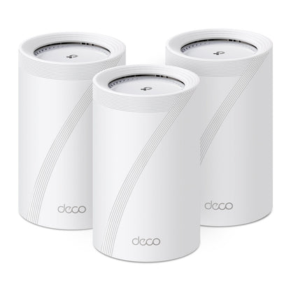 TP-Link Deco BE68 (3-pack) Tri-band (2.4 GHz / 5 GHz / 6 GHz) Wi-Fi 7 (802.11be) White Internal