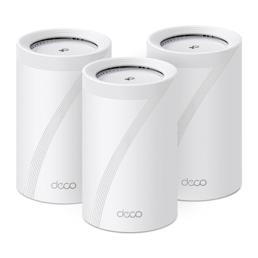 TP-Link Deco BE68 (3-pack) Tri-band (2.4 GHz / 5 GHz / 6 GHz) Wi-Fi 7 (802.11be) White Internal