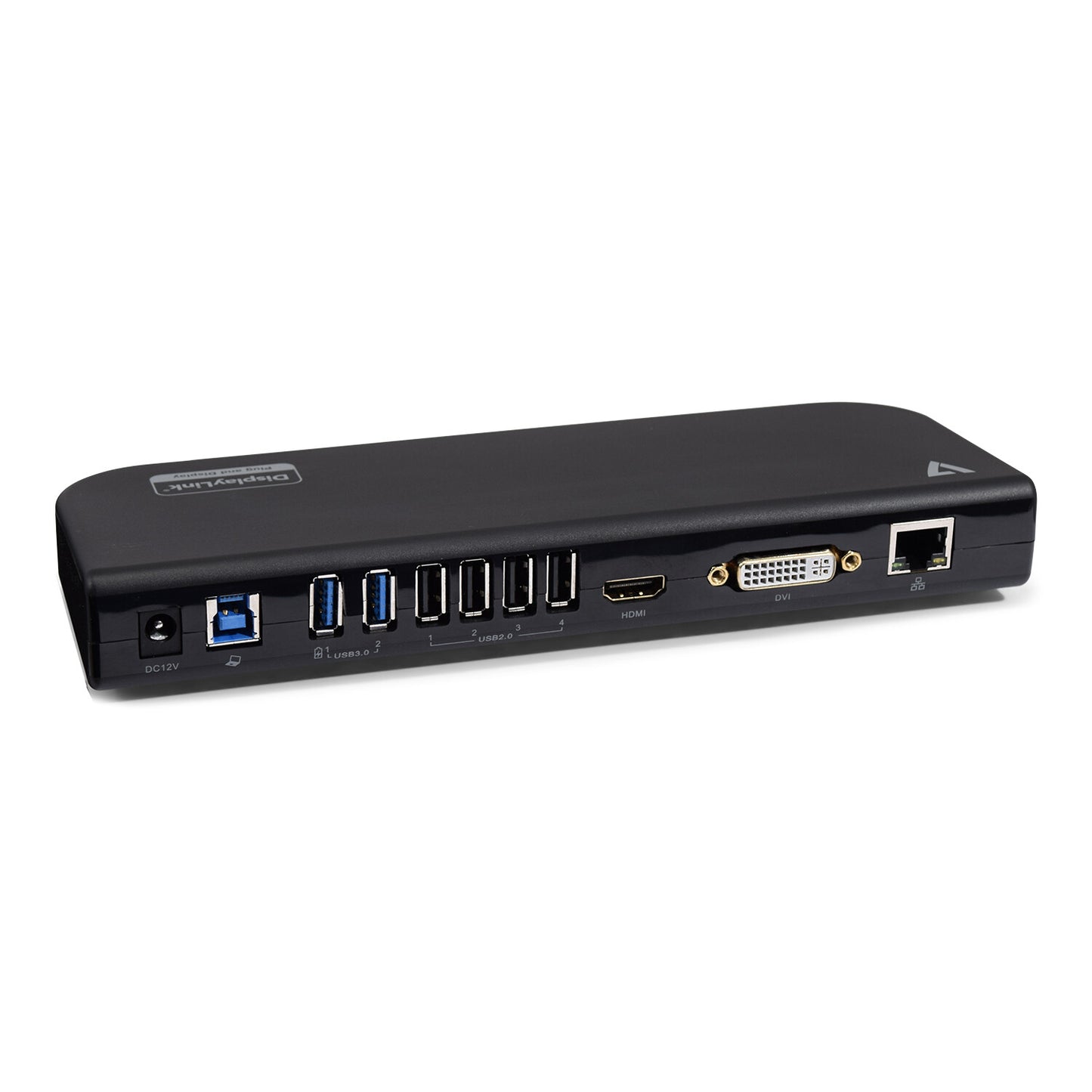 V7 UDDS2 laptop dock/port replicator Docking USB 2.0 Black
